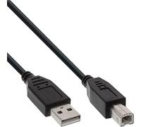 InLine® USB Cable - USB Data Cable (5 m, Black 34555x 5 m USB A USB B USB A, USB B, male/male; Black; 480 Mbit/s)
