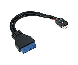 InLine Various Adaptor Cables USB 3.0 to 2x USB 2.0 0.15 m