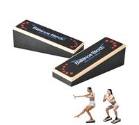 Inlisy Balance Blocks 2 In 1 Slant Board Edition 2 Pcs - Enhance Core Strength, Balance, and Athletic Performance, Portable Slack Blocks for Ankle and Calf Stretching in Physical Therapy