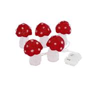 Inlit Ice Led Acrylic Mushroom Lights Set Of 5