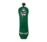 inlzdz Anti Dust Waterproof Golf Club Sleeve Tiger Embroidery Decoration Lightweight Protective Head Cover Accessory UT One Size