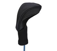 inlzdz Classic Extended Golf Head Cover Full Protection Fashion Shape For Driver Fairway And Hybrid Black 1 One Size