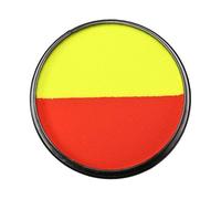 Inlzdz Colors Face Body Paint Halloween Makeup Kit For Zombie Clown Joker Costume Makeup Yellow Orange One Size