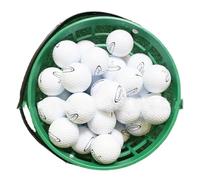 inlzdz Golf Ball Holder, 50-150 Capacity Basket, Multi-Size Range Carry Accessory Green 50 Balls