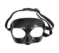 Inlzdz Nose Guard For Adults Adjustable Half Face Cover Basketball Soccer Sports Face Shield Mask Sports Accessories Black 2 One Size