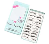 Inlzdz Pairs Natural False Eyelashes For Women Soft Curly Wispy Lashes Set Reusable Synthetic Lashes Makeup Must Haves Type 1 One Size