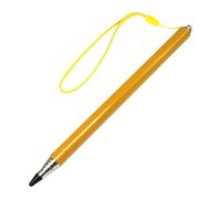 inlzdz Stainless Steel Telescopic Conducting Stick, Eyeglass Store Home Eye Test Tool, Pointer Yellow One Size