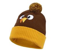 inlzdz Thanksgiving Turkey Knit Hat Beanie For Women Men Turkey Trot Thanksgiving Dress Up Party Yellow A One Size