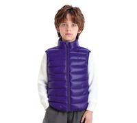 inlzdz Unisex Kids Padded Gilet Boys and Toddlers' Lightweight Water-Resistant Packable Puffer Vest Navy Blue 3-4 Years
