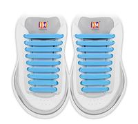 INMAKER No Tie Laces for Kids and Adult, Flat Shoe Laces, Elastic Tieless