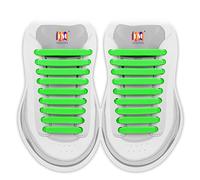 INMAKER No Tie Laces for Kids and Adults, Elastic Laces for Trainers, Silicone Tieless Flat Shoelaces for Running Shoes