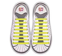 INMAKER No Tie Laces for Kids and Adults, Silicone Flat Shoe Laces for Trainer, Elastic Waterproof Tieless Running Shoe Laces