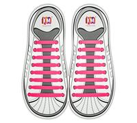 INMAKER No Tie Laces for Kids and Adults, Silicone Flat Shoe Laces for Trainer, Elastic Waterproof Tieless Running Shoe Laces