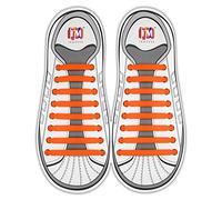 INMAKER No Tie Laces for Kids and Adults, Silicone Flat Shoe Laces for Trainer, Elastic Waterproof Tieless Running Shoe Laces