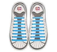 INMAKER No Tie Laces for Kids and Adults, Silicone Flat Shoe Laces for Trainer, Elastic Waterproof Tieless Running Shoe Laces