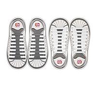INMAKER No Tie Shoe Laces for Kids and Adults, 2 Pack, Elastic Shoelaces for Sneakers, Silicone Elastic Tieless