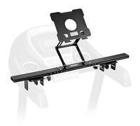 INMAKER Treadmill Desk Attachment, Universal Treadmill Laptop Holder Stand | Basic Version, Adjustable Height and Width, Aluminum Stand, Matte Black(No Tray Included)
