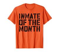 Inmate Of The Month Shirt Men Women Kids Prisoner Costume T-Shirt
