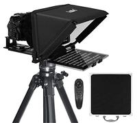 Inmei TX12 Aluminum Alloy Teleprompter with Remote App Control, Compatible with iPad, Smartphone, DSLR Camera,Collapsible with Carry Case,Easy to Assemble