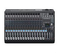INMix DX16 Professional Audio Mixer，16 Channel with 99 DSP Effects,7-band EQ,Independent 48V Phantom Power&Mute Button,Bluetooth Function,USB Interface Recording For Studio & Stage