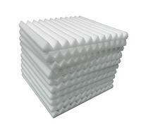INMOZATA 12 Pack Acoustic Foam Panel, 2.5 X 30 X 30 CM Sound Proofing Panels, High Density Acoustic Wall Panels with Sound Absorbing and Fireproof for Recording Studio Home Offices, White