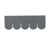 INMOZATA 18pcs/2.61sqm Asphalt Roofing Tiles, Thickness 2.7mm Self-Adhesive Roofing Felt Tiles for Roof Sheds, Weather Resistant Waterproof Roof Shingles(Grey, Fish Scale)