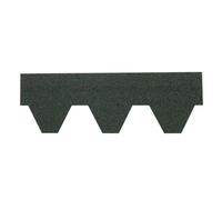 INMOZATA 18pcs/2.61sqm Asphalt Roofing Tiless, Thickness 2.7mm Self-Adhesive Roofing Felt Tiles for Roof Sheds, Weather Resistant Waterproof Roof Shingle(Green, Hexagon Shingles)