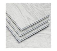 INMOZATA 20 PCS Luxury SPC Vinyl Flooring Interlocking Floor Tiles with built-in 2mm thick Soundproofing Foam Natural Wood Grain Click Flooring Planks 91.5 X15.2X0.4CM（White Grey）