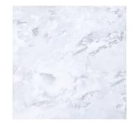 INMOZATA 24Pcs/5m² Peel and Stick Floor Tiles 18" x 18" White Marble Effect Vinyl Flooring Floor Tiles Self Adhesive Waterproof Vinyl Floor Tiles for Bathroom Kitchen Living Room Bathroom (White Grey)