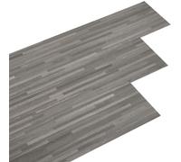 INMOZATA 36pcs/5.02㎡ Self Adhesive Floor Planks Lino Flooring with Grey Wood Effect Floor Tiles Self Adhesive 2.0 mm Thick for Kitchen Living Room and Bathroom Floor Planks(5.02㎡,Grey Block)