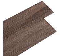 INMOZATA 36Pcs Self Adhesive Vinyl Flooring Planks Floorboard Planks Wood Effect Peel and Stick Tile Waterproof Floor Stickers for Kitchen Bathroom Home Floor Tile (Smoked Brown)