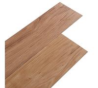 INMOZATA 5 m² Self-Adhesive Tile 36Pcs Vinyl Flooring Planks Floorboard Planks Waterproof Floor Stickers Peel and Stick Tile for Kitchen Bathroom and Bathroom Home Floor Tile 91.5 X 15.2CM（Burlywood）