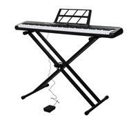 INMOZATA 88 Keys Electric Keyboard with Stand, Keyboard Piano for Beginner with Bluetooth MIDI, 200 Rhythms/Tones, Carry-Bag, Headphones, Microphone, Stickers, Sheet Music Stand