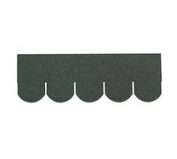 INMOZATA Asphalt Roof Shingles, 18 Pieces /2.61sqm Roof Shingles Self-Adhesive Roofing Felt Tiles for Shed Roofs, Weather Resistant Heavy Duty Roofing Tiles, Fish-scale Roof Tiles, Green