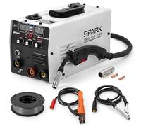 INMOZATA MIG Welder MIG/ARC/Lift TIG 3-in-1 Welding Machine 220V Gasless Inverter Welder, with Welding Gun, Flux Cored Wire, LED Display
