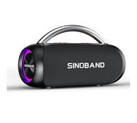 INMOZATA Portable Bluetooth Speaker 60W Wireless Speaker with Deep Bass, IPX5 Waterproof, 12H Playtime, RGB Lights, Wireless Stereo Pairing for Home, Outdoors, Travel