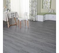 INMOZATA PVC Flooring Self-Adhesive 36 Tiles / 91.5 x 15.2 cm, 5.01 m² Vinyl Flooring, Thickness 2 mm Waterproof Floor Stickers for Kitchen, Bathroom, House Floor Tile, Oak Grey