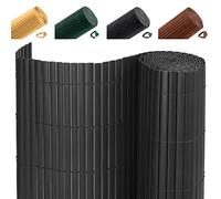 INMOZATA PVC Garden Screening 2m High Privacy Fence Screening Privacy Protective Screens for Garden, Backyard, Balcony, Terrace (Grey,2x3m)