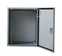 INMOZATA Steel Junction Box,IP66 Waterproof Lockable Electrical Enclosure Box,Wall Mounted Universal Distribution Boxes with Galvanised Steel Mounting Plate and Fittings 500×400×200mm