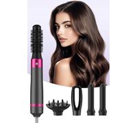 Inmtfei 5 In 1 Hot Air Brush Dryer Curling Styler Interchangeable Heads Grey Grey One Size