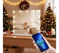 Inmtfei Beauty Hollywood Led Vanity Makeup Mirror With 13 Bulbs 3 Lighting 50X40Cm Tabletop Wall In White White One Size