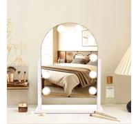 Inmtfei Hollywood Arch Vanity Makeup Mirror, 10 Led Bulbs, 3 Light Modes, Touch Control, Rotatable, 30X40Cm