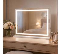 Inmtfei Hollywood Led Vanity Mirror 80X60Cm Dimmable Touch Control Usb Charging Port