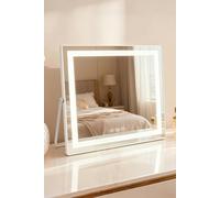 Inmtfei Hollywood Vanity Makeup Mirror, Led Strip Lights, 3 Colour Modes, 5X Magnifier, Usb Charging, 58X46Cm