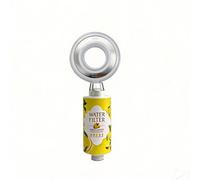 Inmtfei Lemon Scent Shower Filter Booster Head, Hard Water Softener For Skin Hair Care