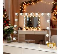 Inmtfei White Hollywood Vanity Mirror With 15 Bulbs 58×46 Cm White One Size