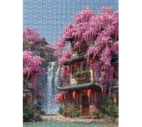 Inn Lantern Jigsaw Puzzle 6000 Piece, Puzzles for Adults 6000, The Impossible Challenge, Jigsaw Puzzle Games Classic Educational, Wooden Puzzles, for Home Wall Decoration Gift FNKL1-609