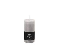 INNA-Glas Wax Candle Aurora, Light Grey, 12cm, Ø5,8cm, 42h