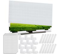 Innconee 27 Pcs Cushioning Foam Set Include Foam Flat Screen TV Cover Fits up to 65'' W x 36'' H and Moving Corner Edge Protectors for TV Display Screen Protector Packing Moving