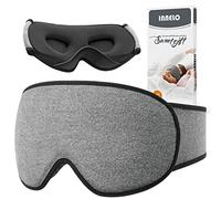 INNELO Sleep Mask, Ultra Soft Breathable Eye Mask for Side Sleeping with Adjustable Strap, Comfortable Wearing, 3D Sleeping Mask for Men, Women for Travel, Shift Work, Nap Sleeping, Grey